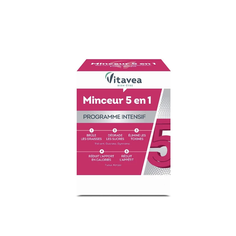 

Vitavea Minceur 5 en 1 Programme Intensif Body Massage Clean Waist Abdomen Legs Firm Skin Toning Smooth Skin