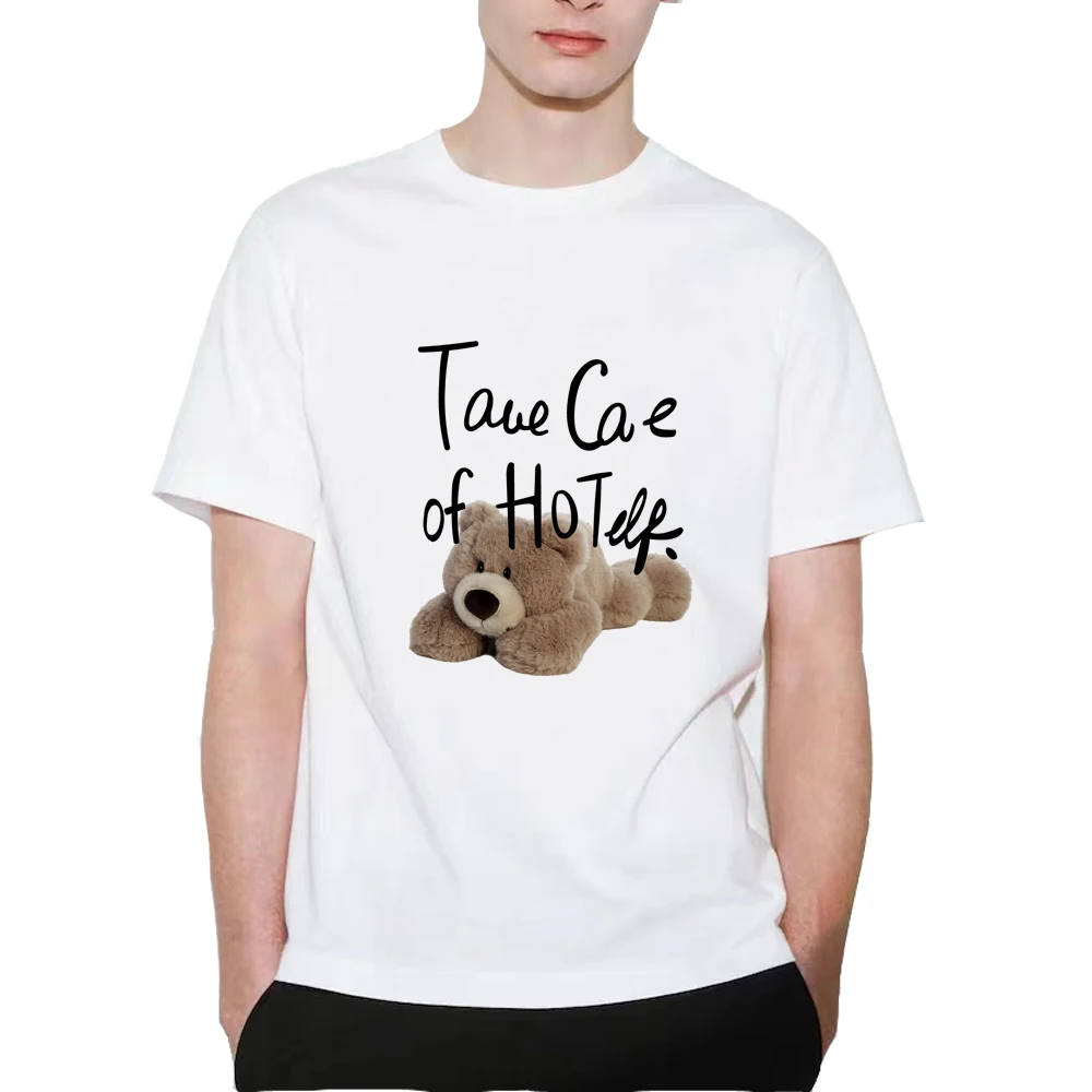 Teddy Bear Tshirt Original Brand tops Summer Oversized t-shirt For Men Casual Clothing B141