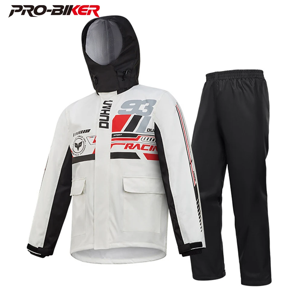 

DUHAN мотоциклетная куртка дождевик для мотоциклиста Chaqueta Moto непроницаемый мотоциклетный плащ Chamarra Motociclista