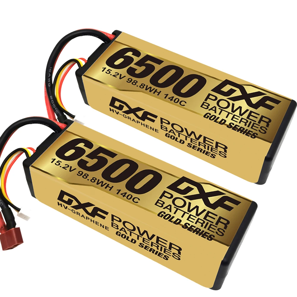 

DXF 4S 15.2V 6500mAh Lipo Battery 14.8V 22.2V 11.1V 7.4V 6S 3S 2S 10000mAh 7000mAh 8000mAh 8400mAh 9200mAh 5200mAh for RC Car