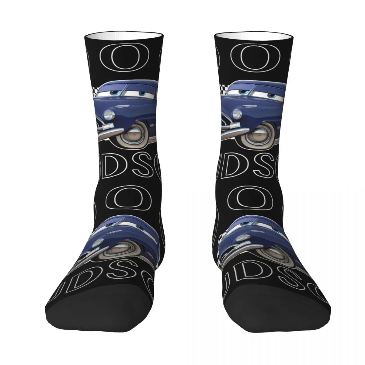 Cars Boys Doc Hudson Lightning Mcqueen Socks Men\'s Women\'s Casual Socks Crazy Spring Summer Winter Middle Tube Stockings Gift