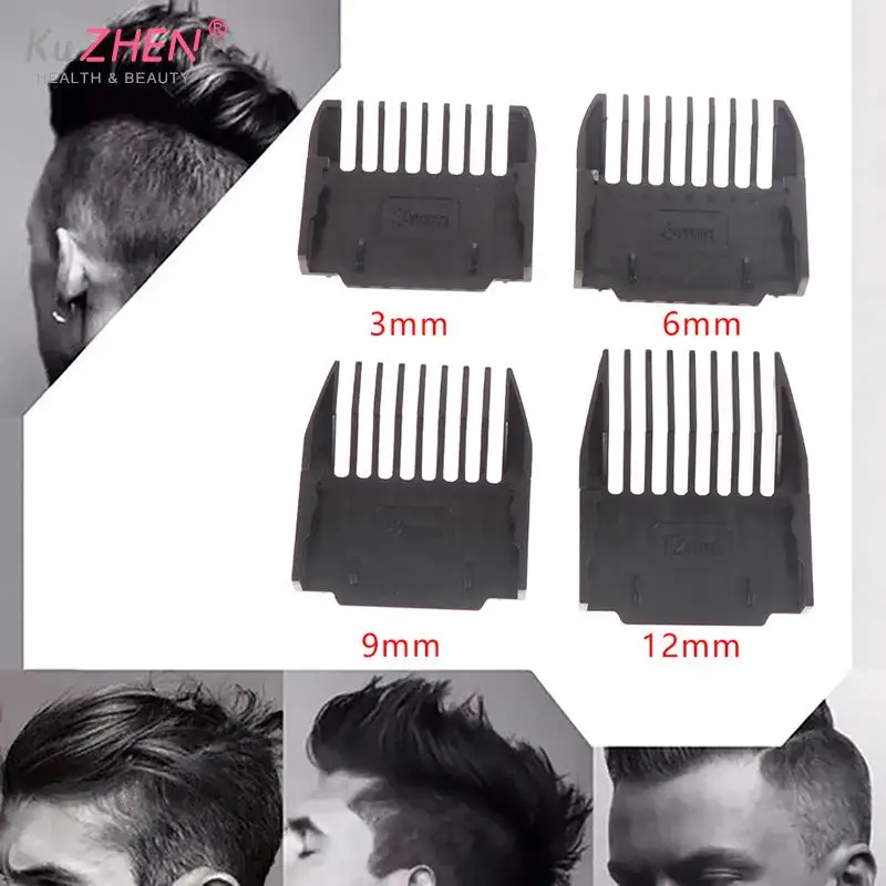   2/4pcs/Pack Barber Hair Clipper Limit Comb Replacement Guide Comb For 1400 Series Barber Caliper Teeth Shaving Limit Combs