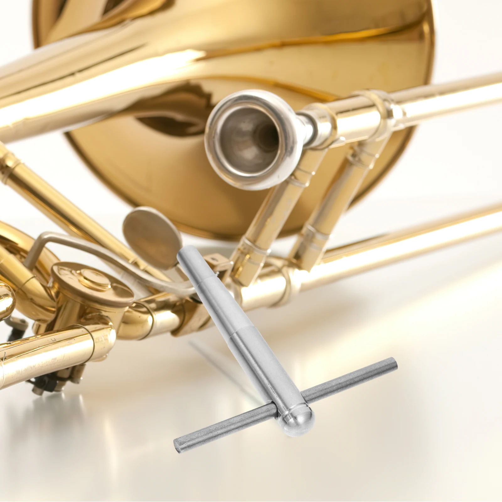 

1Set Musical Instrument Truing Tool Solid Metal Durable Trumpet Repair Tool Wind Instrument Repairer for Trumpet Trombone French