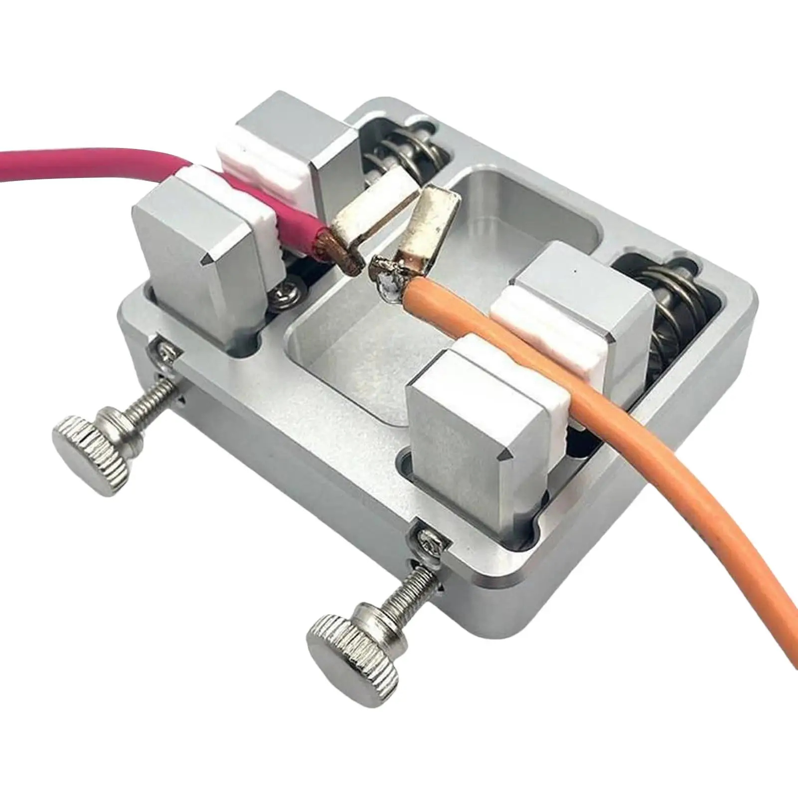 Heavy Duty Aluminum Welding Fixture Soldering Holder Heat-Resistant Jaw Adjustable Solder Station Welding Wire Clamp Tool