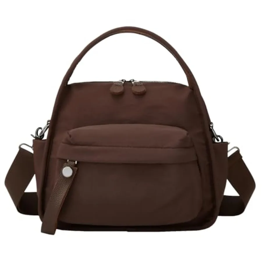 

Нейлоновые сумки кросс-боди для женщин: повседневные сумки-сэтчел с верхней ручкой, сумки-хобо на плечо, маленькие сумки-тоут, клатчи для поездок на работу