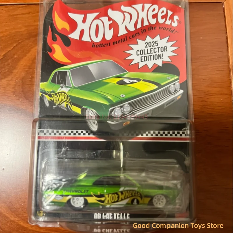 Oryginalny Hot Wheels 2025 Collector Edition Red Line 1/64 Model samochodu Porsche 911 Gt3 Kolekcjonerska ozdoba do pokoju Chłopiec Zabawka Prezenty