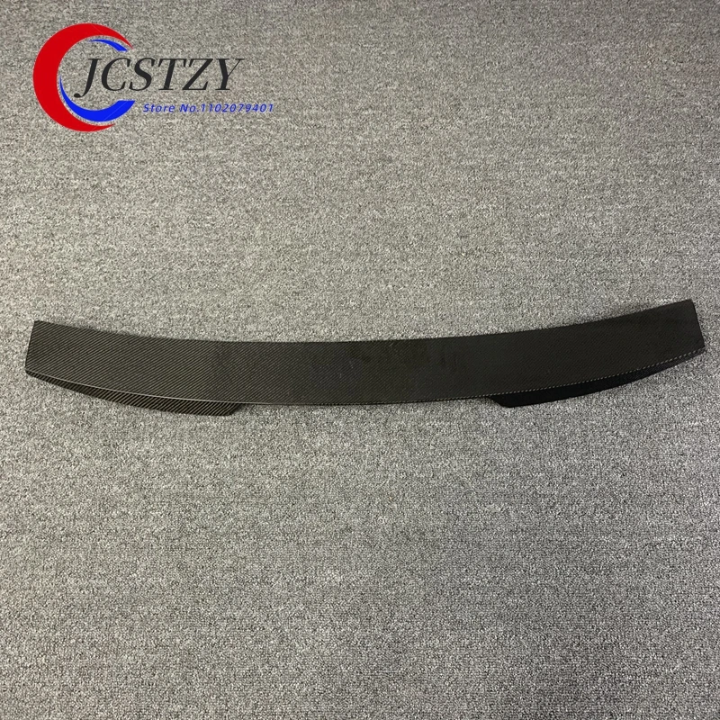 For BMW 6 Series GT G32 2021 Real Carbon Fiber roof spoiler Back Trunk Tail Wing