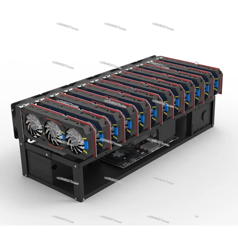 

Fixed Rack Open Dual Power Graphics Card Rack AI Supercomputer GPU Display