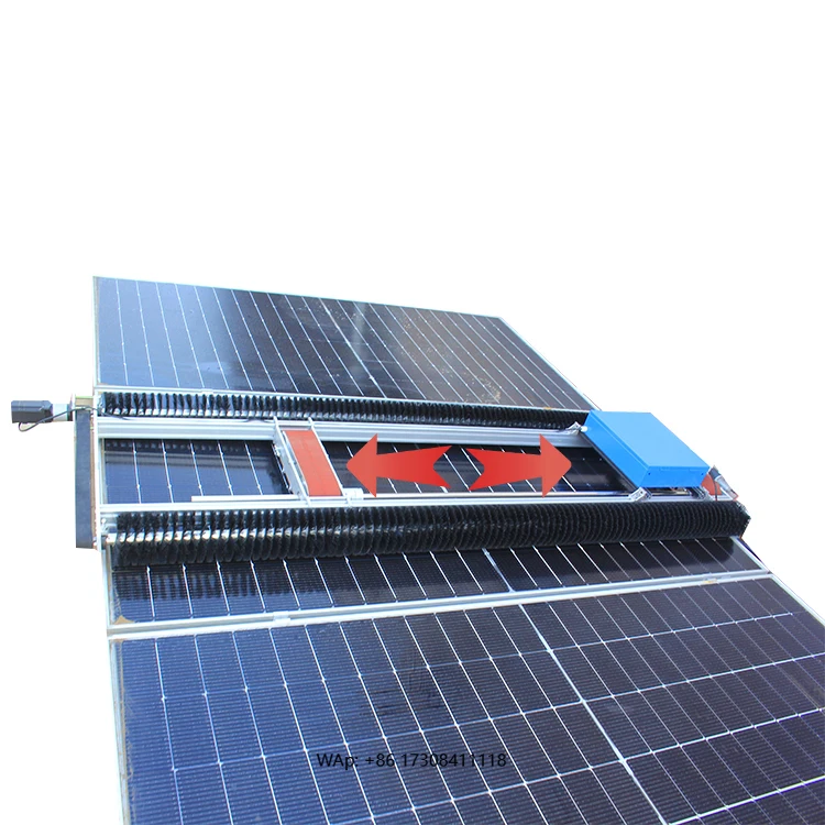 New Innovation Robot for Cleaning Solar Panels Brush Adjustable Clean Solar Panels Solar Panel Cleaning Automation
