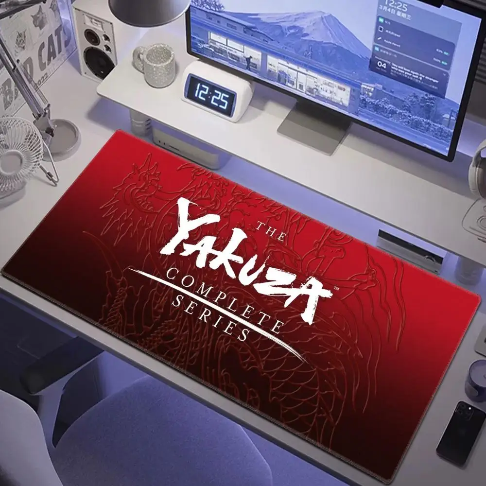 

Yakuza Mouse Pad Tablet mouse Pad Laptop xl desktop mouse pad, cute HD Rainbow Gaming keyboard pad, csgo Player, 90x40