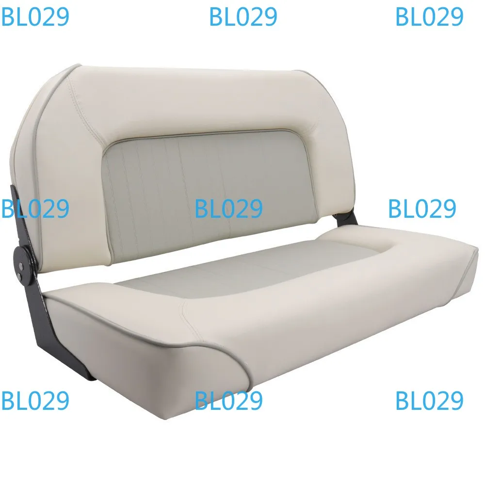Ocean two-seat leather folding chair, ergonomic design, sun protection and dirt resistance