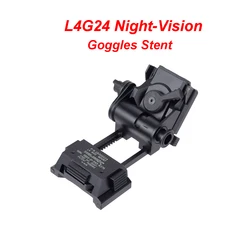 Tactical Metal L4G24 Night-Vision Goggles Stent Skip Rhino NVG Arms Mount Hunting Helmet Mount MBUS PRO Sight Flip-Up Sight