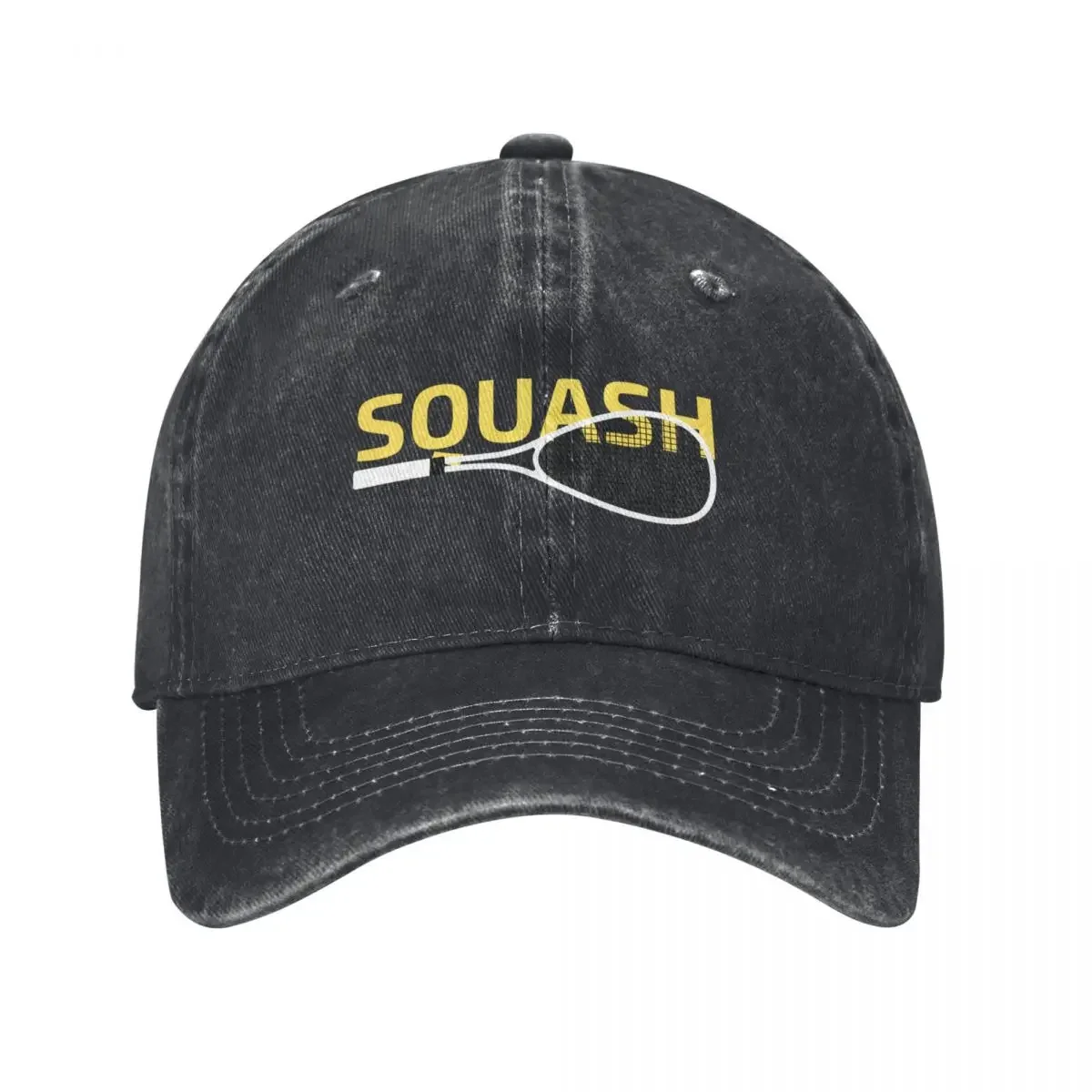 Squash Sport Squash Game Squash Racquet Themed Gifts / Yellow Baseball Cap Sports Cap hard hat Male Women's