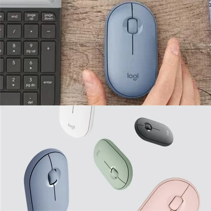 Logitech M350 Has A Smooth and Rounded Shape, Like A Delicate Pebble, with Beautiful Lines and A Very Artistic Sense.