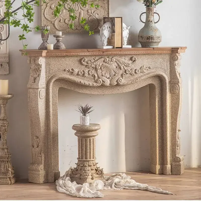 

Small Cheap Living Room Fireplace Classic Thin Saving Corner Living Room Cabinets Wood Decoration Mueble Salon Furniture Home