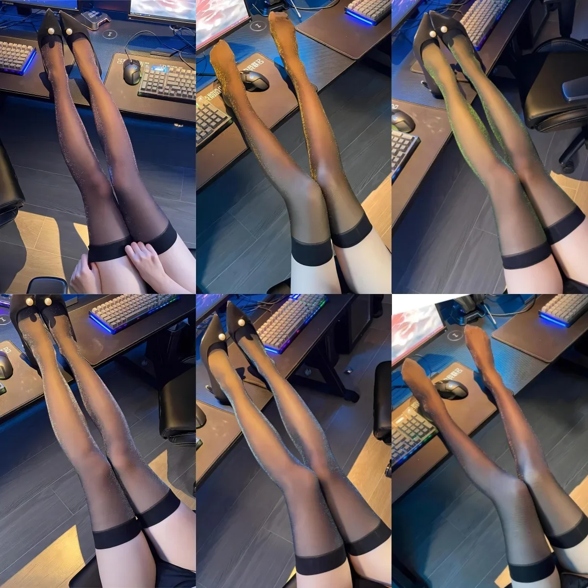 Bas longs bas moulants avec maille fine qui peuvent être déchirés sexy towys chaussettes de couchage chaussettes de noël Sex shop