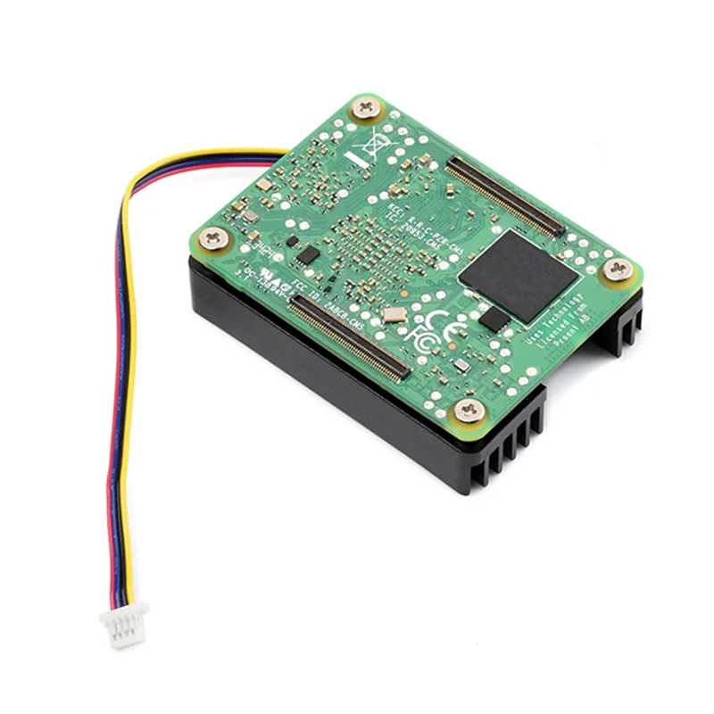 3007 Cooling Fan For Raspberry Pi Compute Module 5 5V 8000RPM PWM Radiator Aluminum Alloy Heat Sink For CM5