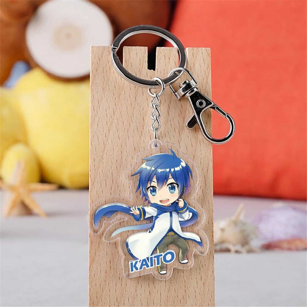 Anime Hatsune Miku LAITO MEIKO Kagamine Rin Len Cosplay Acrylic Key Chain Keychain Pendant Prop Accessories Gift