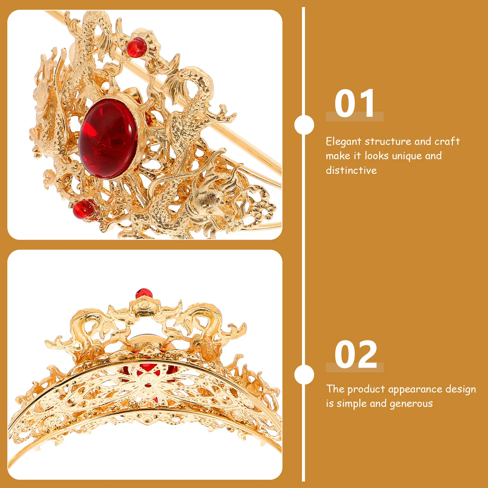 

Elegant Hanfu Hair Ornament Traditional Style Hairpin Premium Iron Material Simple Graceful Look Perfect for Women Gift