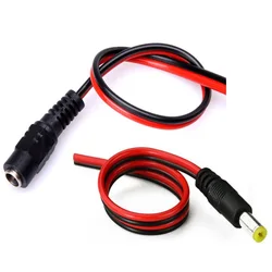12V 24V Male Female DC Power wire Connector DC 5521 Cable Plug Adapte DC 5521 TV Camera monitoring camera power connector cable
