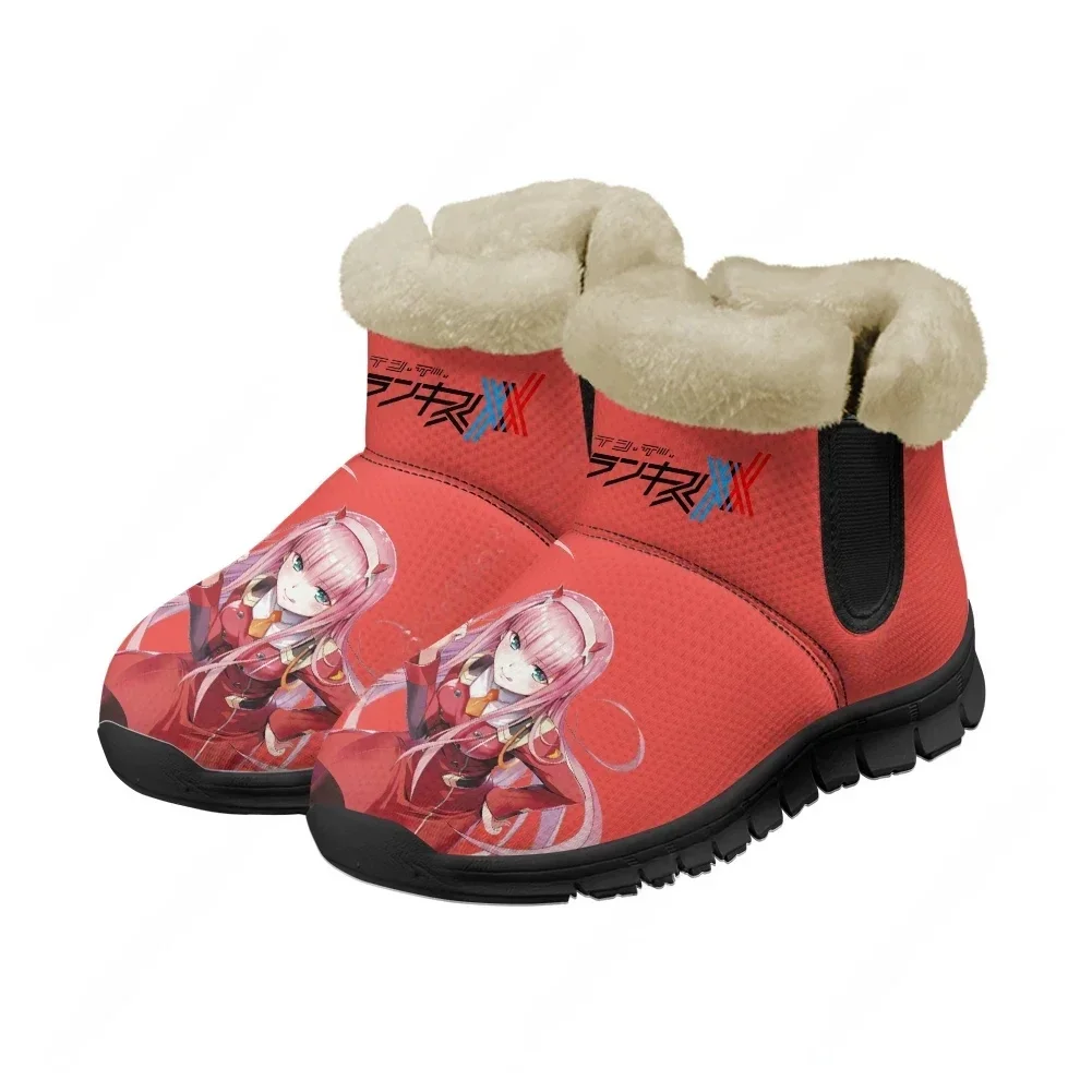 

DARLING in the FRANXX Snow Boots Mens Womens Teenager Shoes Keep Warm High Quality Casual Lightweight Sports Custom Sneakers