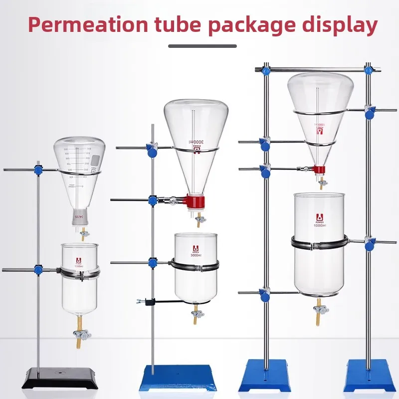 

500/1000/2000ml Glass Percolation Tube for Soil and Herbal Extraction Lab Equipment