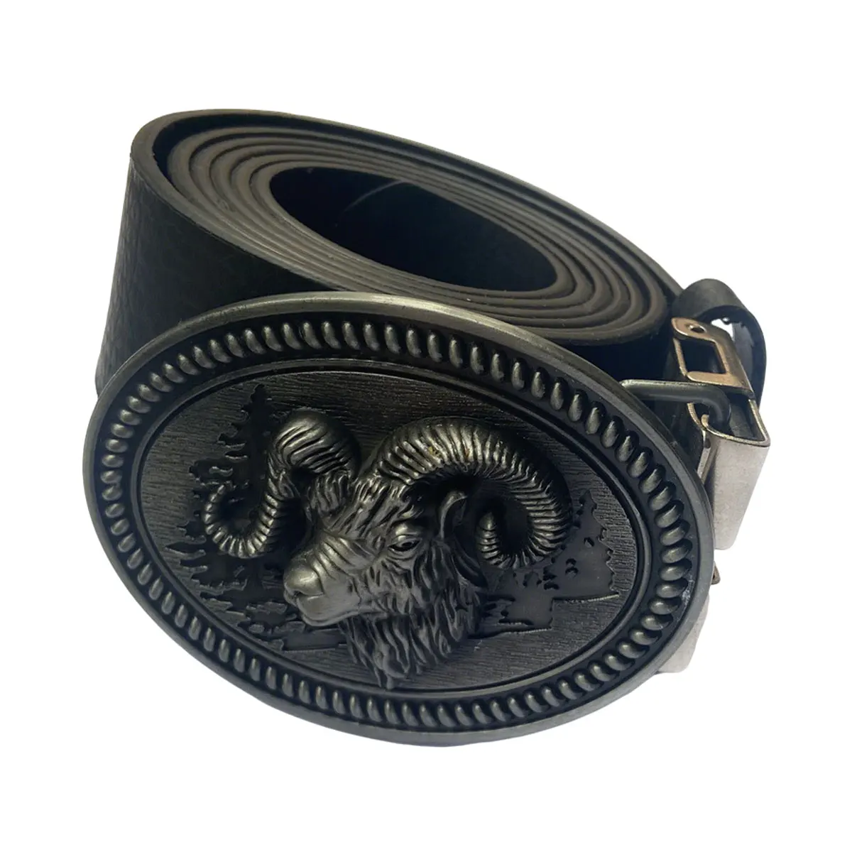 مشبك حزام على شكل رأس الأغنام من T-DISOM للرجال إكسسوارات عصرية كلاسيكية #3