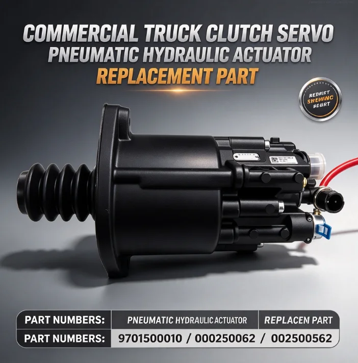 Truck Clutch Servo 9701500010 0002500062 0002500562 Commercial Vehicle Repair Part Heavy Duty Replacement Component Standard Fit