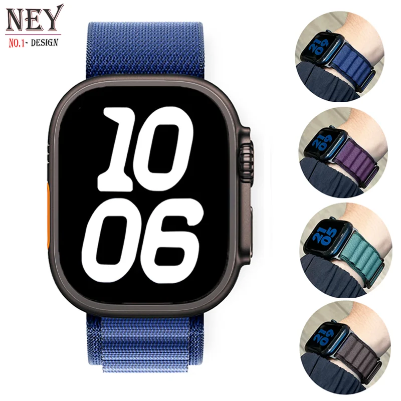 Alpine Loop for apple watch band ultra 2 49mm Series 10 46mm 42mm 40-44mm 45mm 41mm G-hook sport strap iwatch 10 9 8 7 6 SE 5 4 image 6