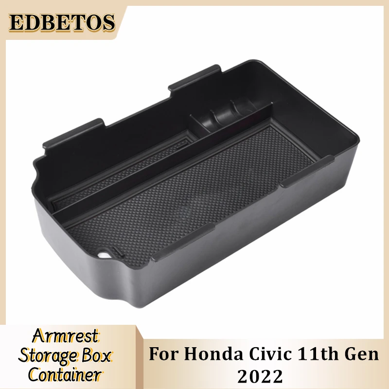 

Car Central Armrest Storage Box Secondary Storage Center Console Organizer Compatible For Honda Civic 11th Gen 2022 2023