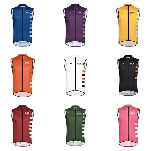 2025 novedad de verano Ciclismo de Carretera bicicleta CULB POC chaleco reflectante a prueba de viento ropa de ciclismo chaleco