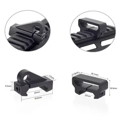 Tactical Sling Swivel Attachment For 20mm Picatinny Rail Sling Mount Base Adapter Airsoft Rifle Hunting Gun Accessories