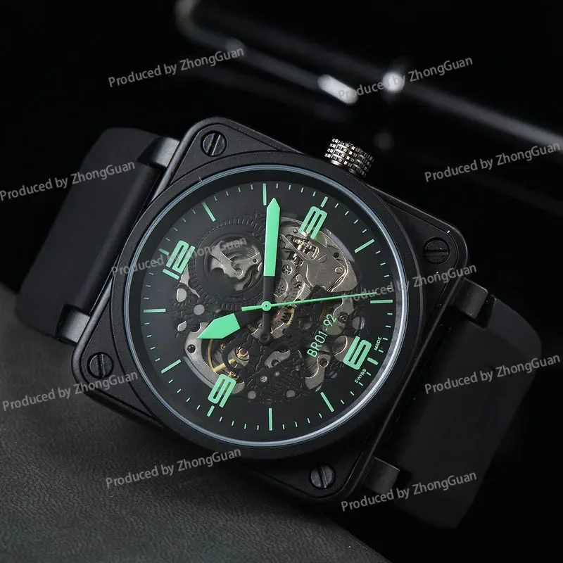 Men's High Quality Fashion Trend Mechanical Hollow BR Home Watches Men's Watches