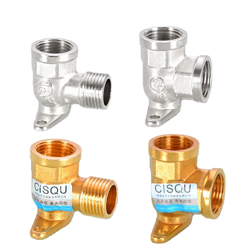 

1/2" Female Male Thread 90 Deg Brass Elbow Pipe Connector Coupler Kitchen Faucet Adapter for Water Fuel Hose Pipes Fittings