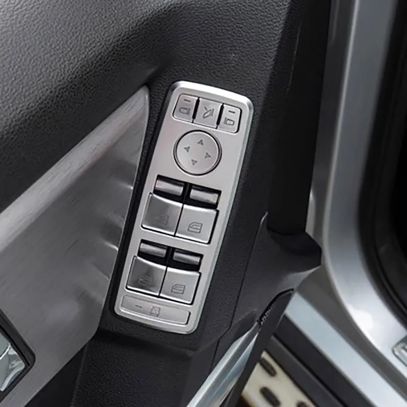 

For Mercedes Benz G Class W463 W461 2013 2014 2015 2016 2017 2018 Car Air Conditioning Window Lift Button Cover Trim Stickers