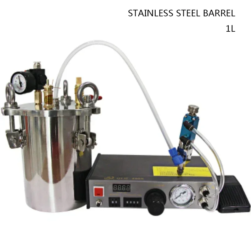 1pc Digital Display Dispenser 220V Dispensing Valve Set Single-component Dispensing Glue Precision Gluing Machine