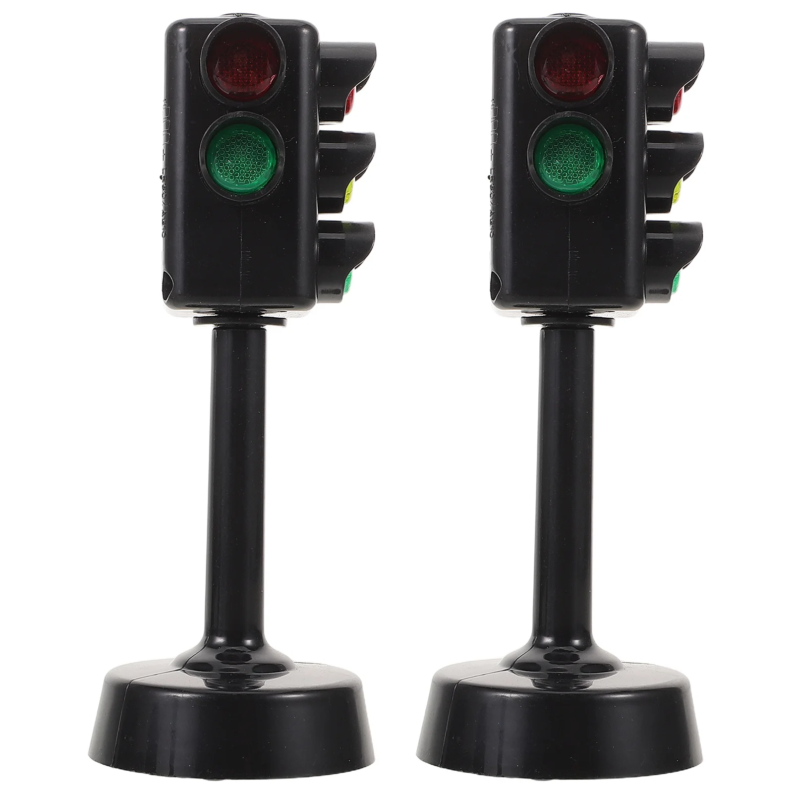 

5Pcs Kids Traffic Light Educational Signal Set Interactive Lights Sounds Early Learning Classroom Play Stop Light Simulation