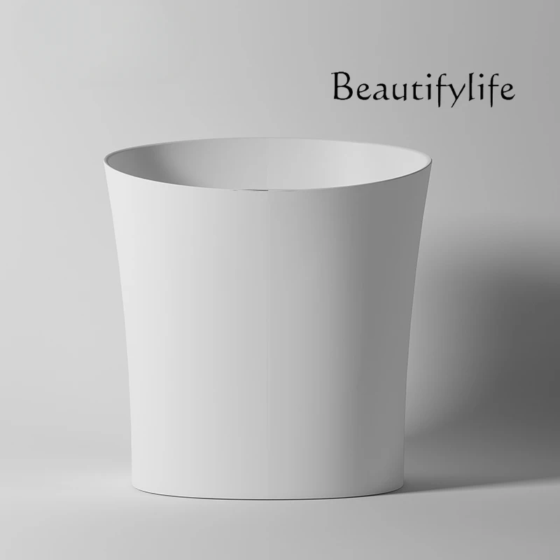 

Independent artificial stone bathtub Household small apartment bathroom Deep bubble tank Bidet