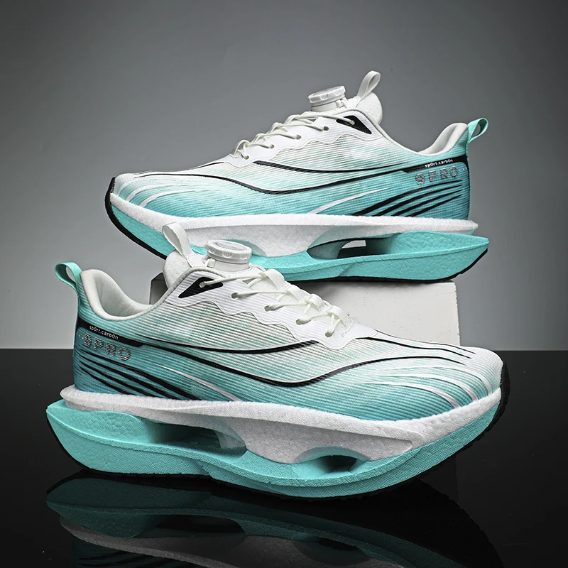 Herren-Sportschuhe, Laufschuhe mit Carbonplatte, Marathon-Sneaker für Herren, Rennschuhe, stoßdämpfende Sportschuhe für Damen. – Detail 6
