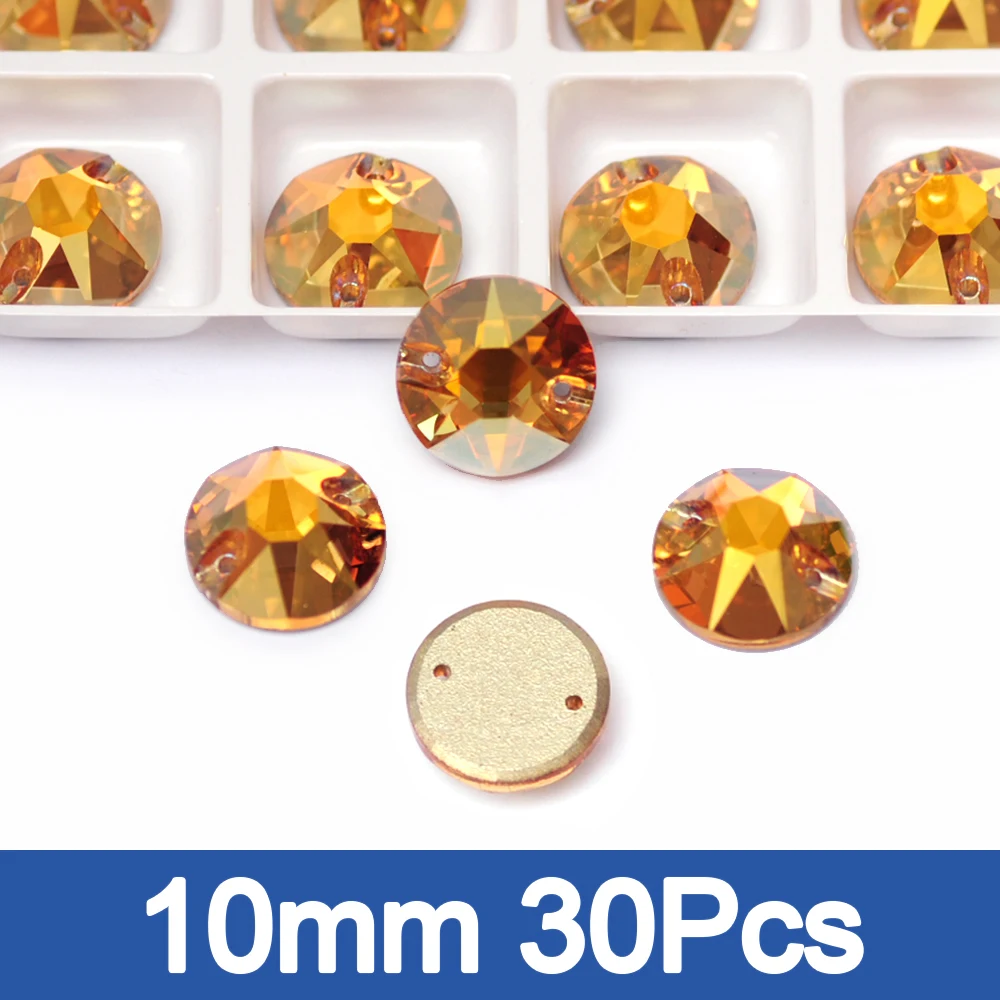 PUBRILEX Metallic Sunshine Mix Größen Strass Flache Rückseite Gold Strasssteine Modeschmuck Kristalle Steine zum Aufnähen für Kleidung