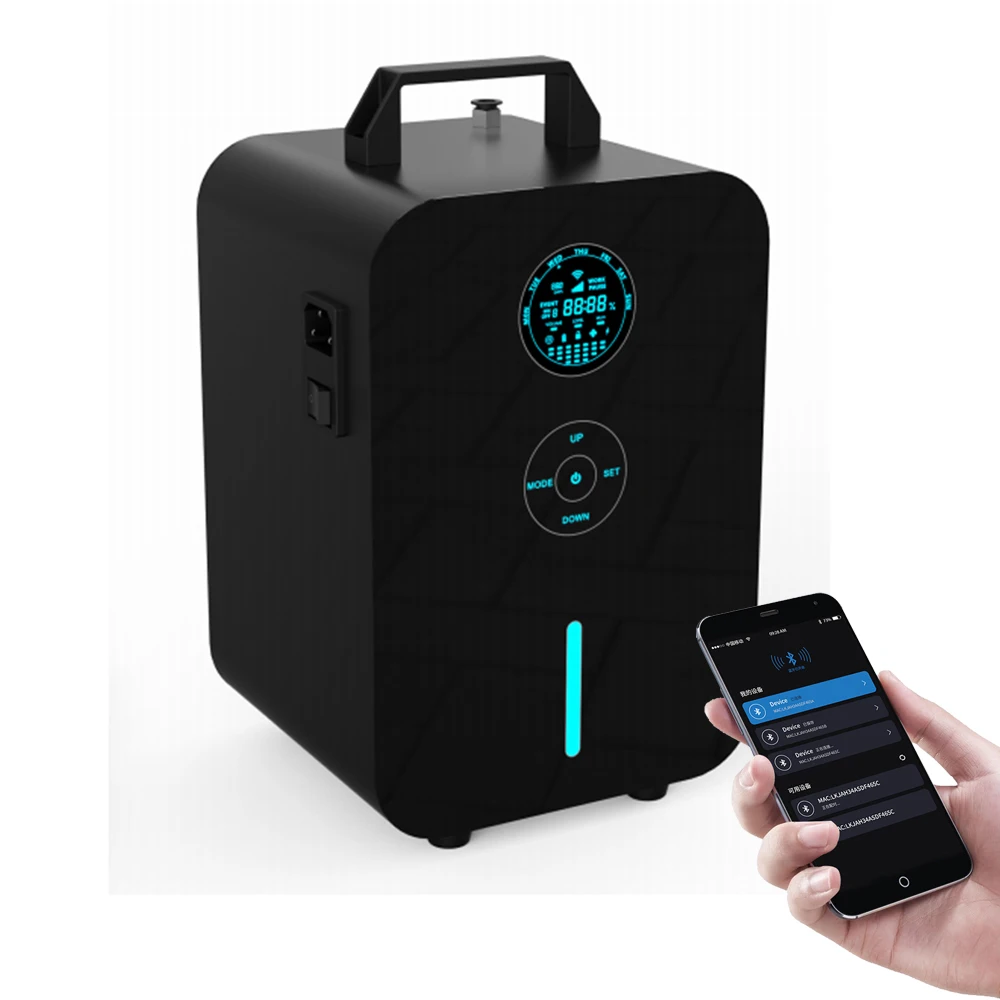 

New Design 2000ml Hotel Luxury LCD APP Control Large Coverage Pure Essential Oil Scent Diffuser Machine Commercial