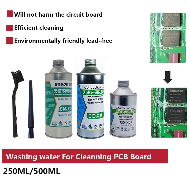 Lead-Free Board Washing Water, Cleaning dust,oil,metal dust,flux,rosin, leave no stain of the motherboard, cleaning liquid