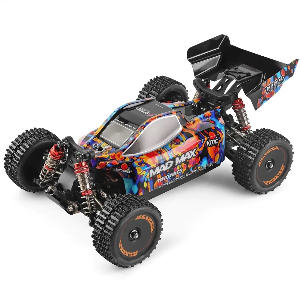 In Stock! CrazyFastRC WLtoys 184016/ 144010 1/14 75KM/H 2.4G Brushless RC Car 4WD High Speed Off-Road Remote Control Toys