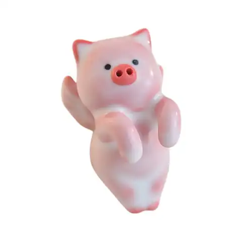 Bubblande te husdjur tecknad keramisk tekopp gris fisk sjöstjärna spotta bubblor under botten heminredning rolig present 10 best sales teapet - №7