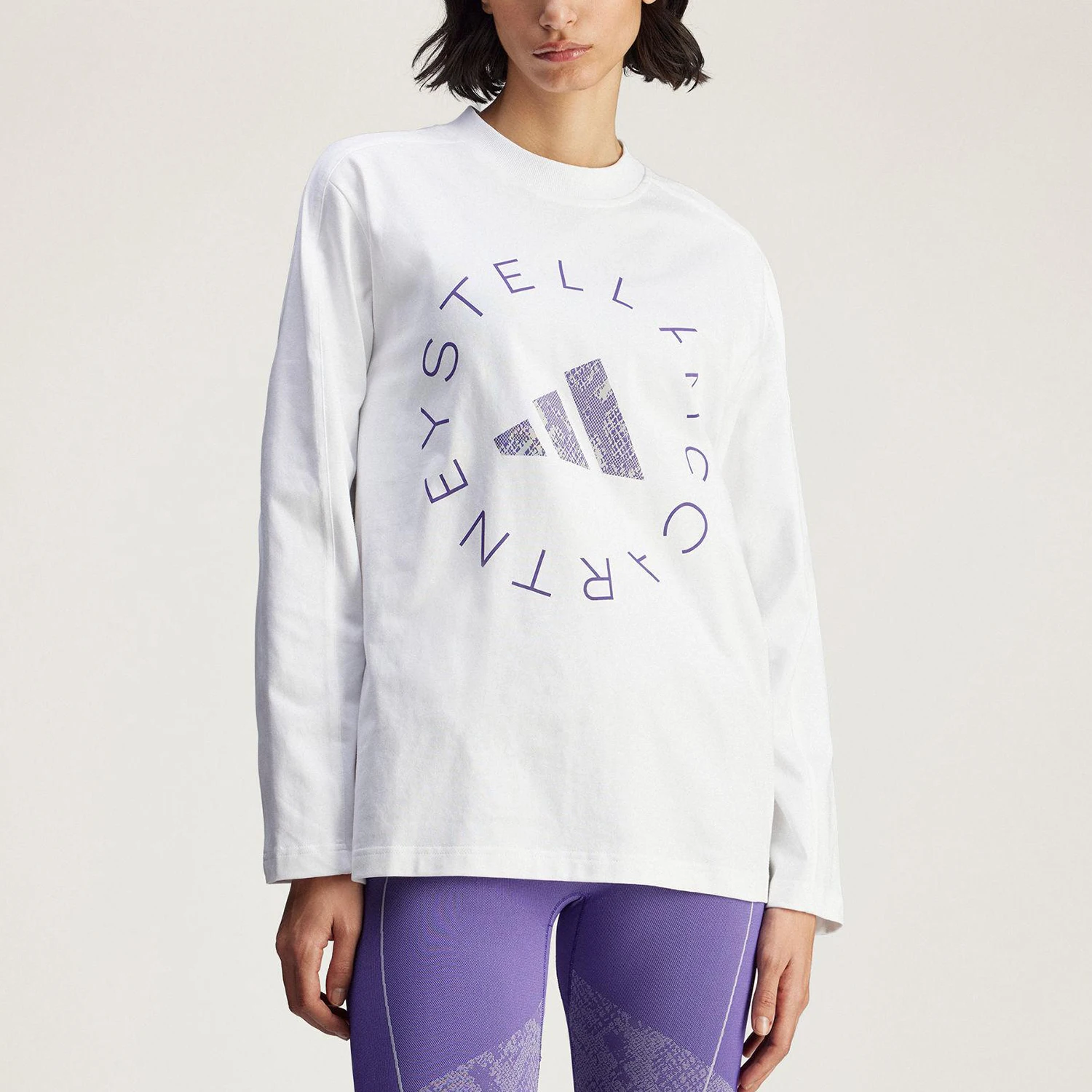 

Adidas Originals Womens 2025 Loose Daily Printed Long Sleeve JM3680