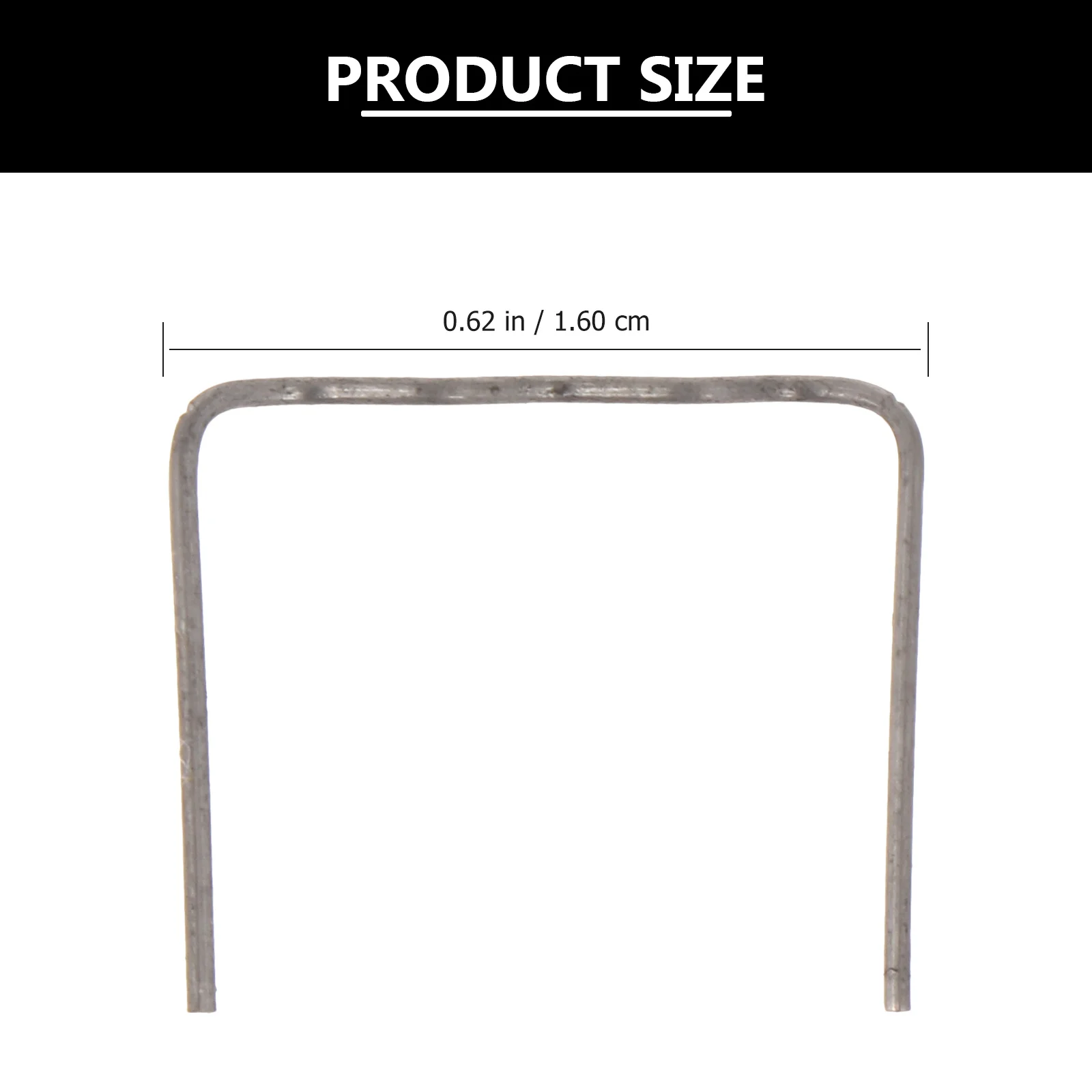 500 Stück Schweißstäbe für Autoreparatur, Wellenstäbe aus Metall, Vorgeschnittene Heißklammer-Reparaturwerkzeuge für ABS, PVC, Nylon, Kunststoff-Rissreparatur