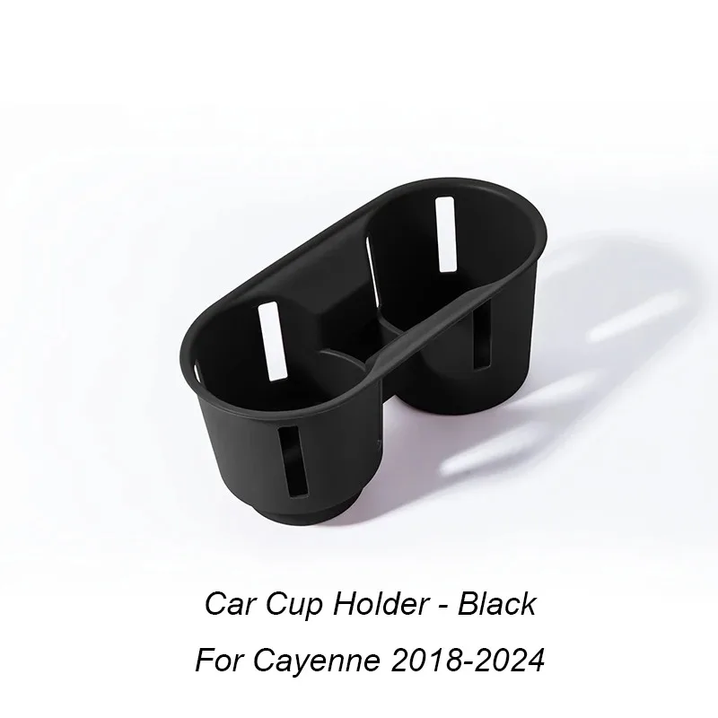

For Porsche Cayenne 2018 2019 2020 2021 2022 2023 2024 Silicone Car Cup Holder Center Console Bottle Holder Insert Anti Slip Pad