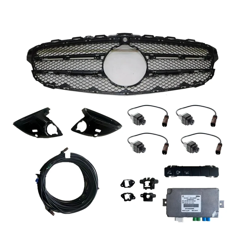 

Mercedes-Benz C Class GLC W205 W253 Car 360 Degree Camera System Waterproof Split Screen Feature 2016-2019 ModelA2059002629