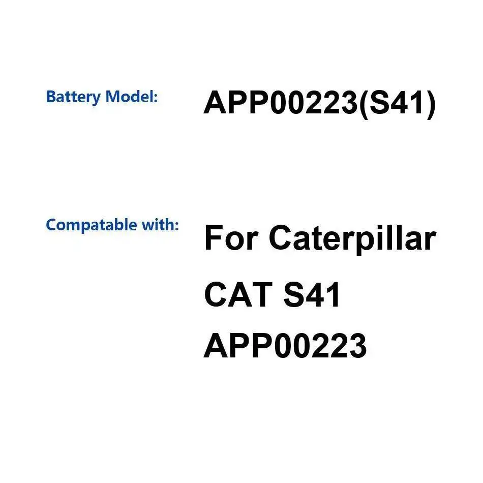 

5000 мАч аккумулятор для мобильного телефона высокой емкости для Caterpillar Cat S41 APP00223 надежный источник питания