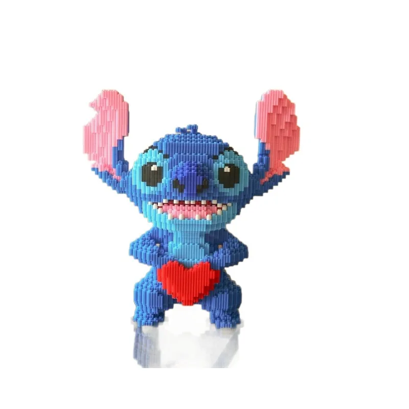 Stitch Building Blocks Disney Lilo & Stitch, Small Particle Bricks for Adults Gifts, Cute Cartoon Model Set